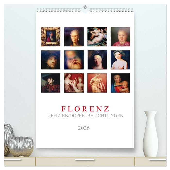 Florenz, Uffizien (CALVENDO Premium Wandkalender 2026)