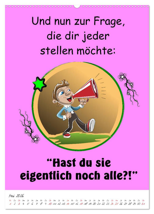 Läuft´s noch nicht beschissen genug? Dann hilft der Anti-Glücks-Kalender! (CALVENDO Premium Wandkalender 2026)