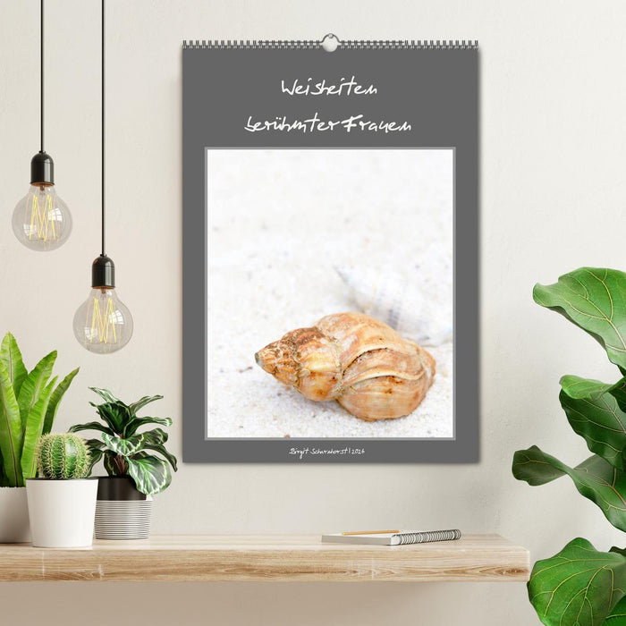 Weisheiten berühmter Frauen (CALVENDO Wandkalender 2026)