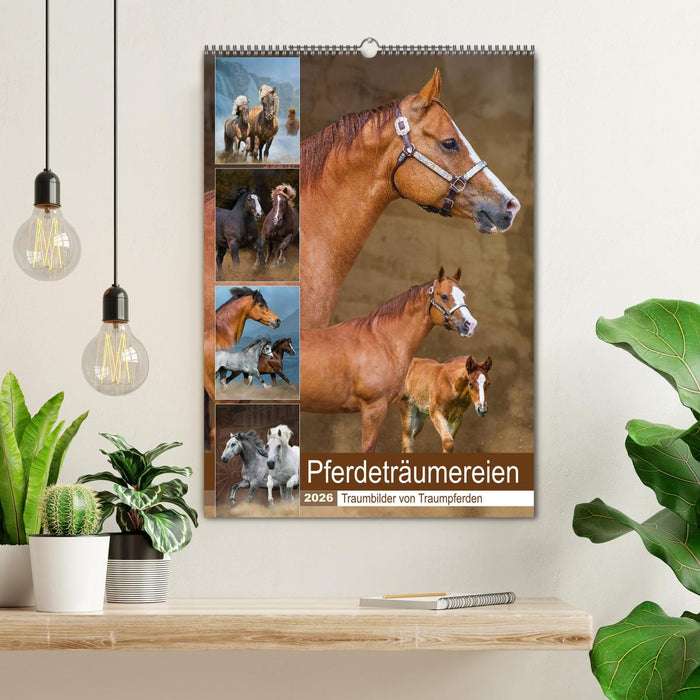 Pferdeträumereien - Traumbilder von Traumpferden (CALVENDO Wandkalender 2026)