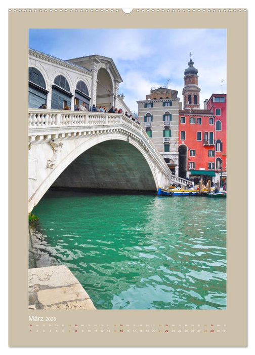 Erlebe mit mir Venedig im Winter (CALVENDO Wandkalender 2026)