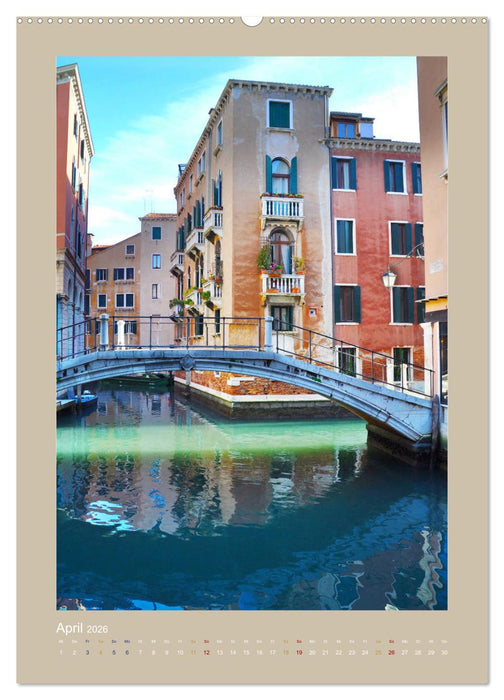 Erlebe mit mir Venedig im Winter (CALVENDO Wandkalender 2026)