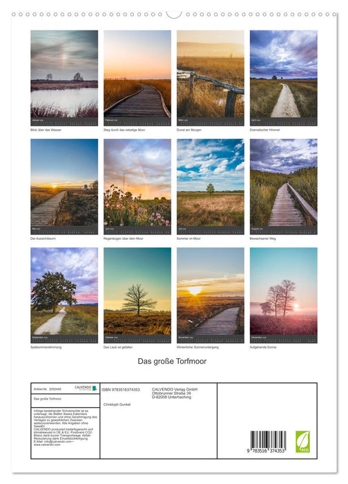 Das große Torfmoor (CALVENDO Premium Wandkalender 2026)