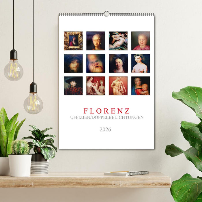 Florenz, Uffizien (CALVENDO Wandkalender 2026)