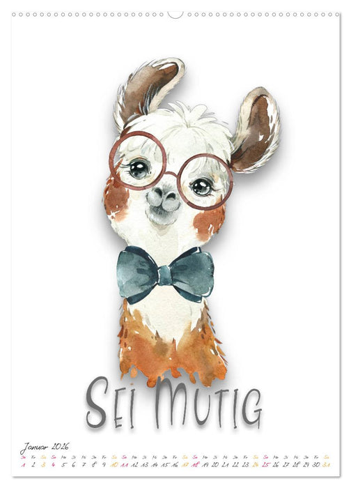 Freu Dich - Gute-Laune-Motivations-Kalender (CALVENDO Premium Wandkalender 2026)