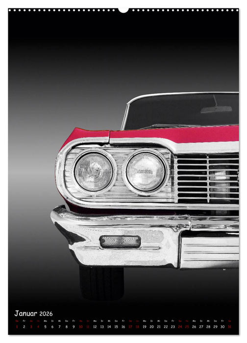 Faszination US Klassiker 1955 bis 1967 (CALVENDO Premium Wandkalender 2026)