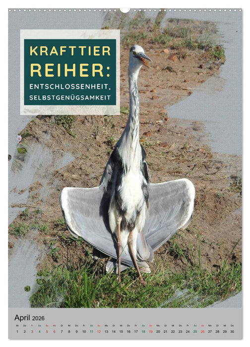 Afrikanische Krafttiere und deren Bedeutung (CALVENDO Wandkalender 2026)