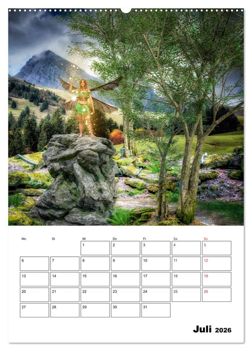 Im Land der imaginären Feen (CALVENDO Premium Wandkalender 2026)