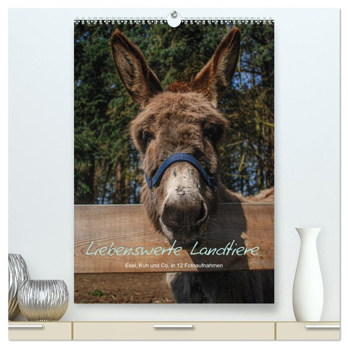 Liebenswerte Landtiere (CALVENDO Premium Wandkalender 2026)