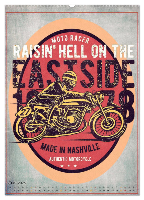 Motorrad Nostalgie (CALVENDO Premium Wandkalender 2026)