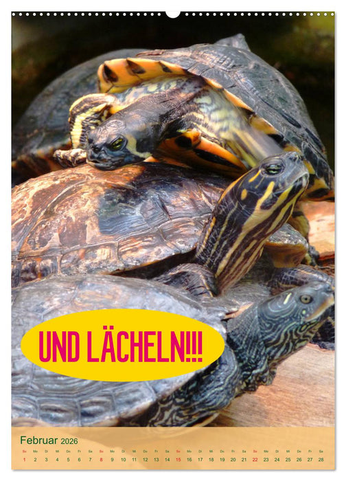 Nimm das Leben leicht, auch wenn's manchmal schwerfällt (CALVENDO Wandkalender 2026)