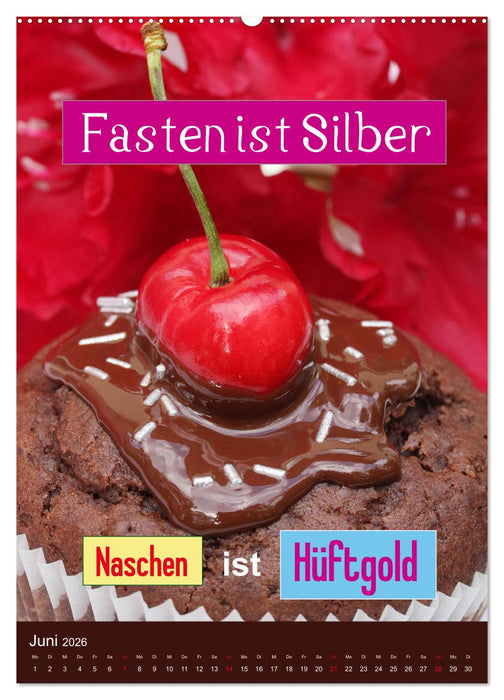 Nimm das Leben leicht, auch wenn's manchmal schwerfällt (CALVENDO Wandkalender 2026)