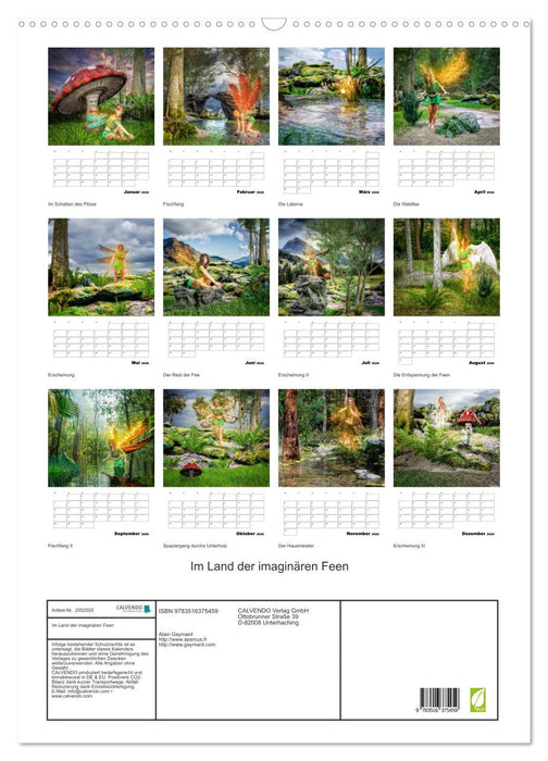 Im Land der imaginären Feen (CALVENDO Wandkalender 2026)