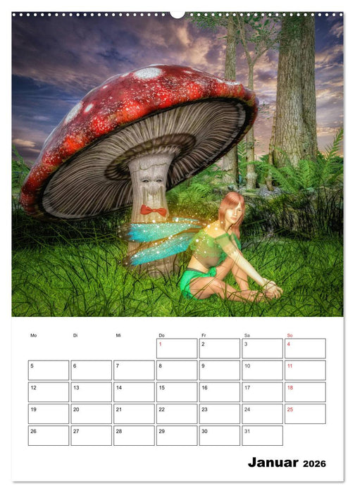 Im Land der imaginären Feen (CALVENDO Wandkalender 2026)