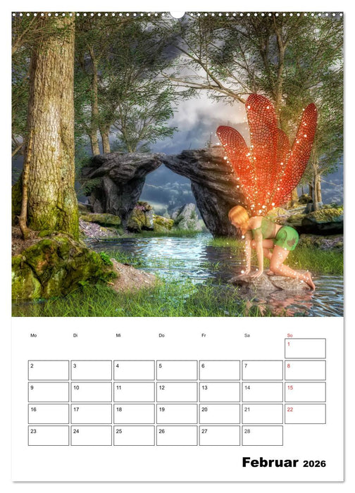 Im Land der imaginären Feen (CALVENDO Wandkalender 2026)