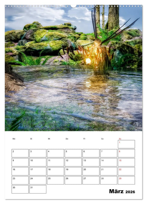 Im Land der imaginären Feen (CALVENDO Wandkalender 2026)