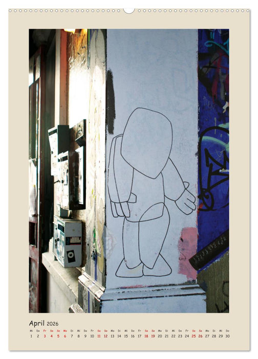 Berlin Love Streetart (CALVENDO Wandkalender 2026)