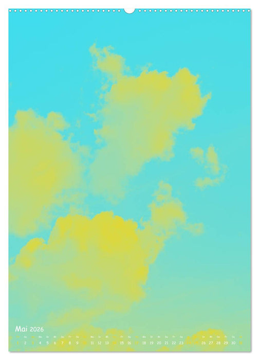 Aquarelle am Himmel (CALVENDO Premium Wandkalender 2026)