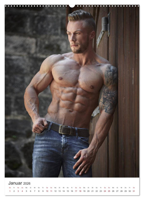 Men's Physique (CALVENDO Premium Wandkalender 2026)