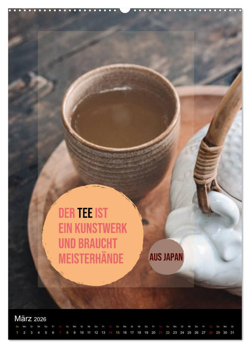 TEE Weisheiten und Zitate (CALVENDO Wandkalender 2026)