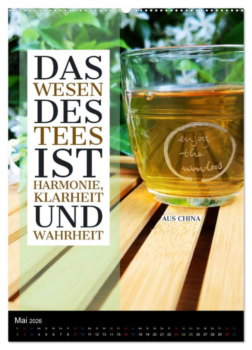 TEE Weisheiten und Zitate (CALVENDO Wandkalender 2026)