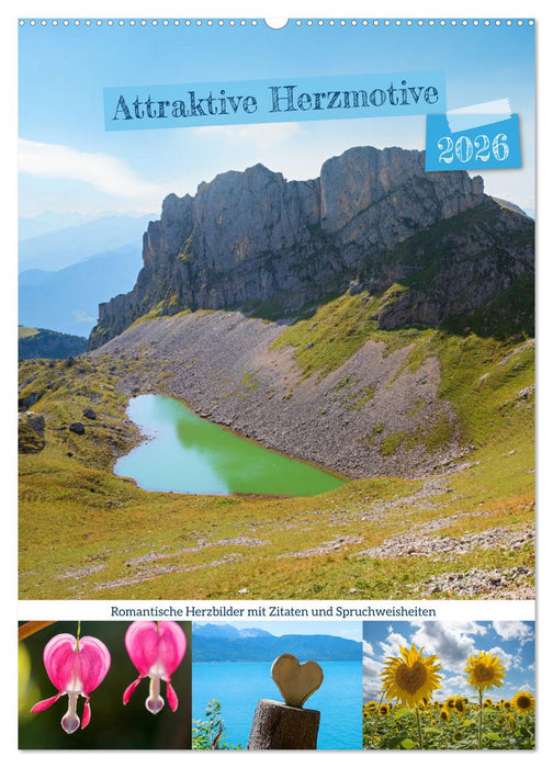 Attraktive Herzmotive 2026 (CALVENDO Wandkalender 2026)