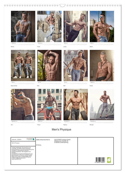 Men's Physique (CALVENDO Wandkalender 2026)