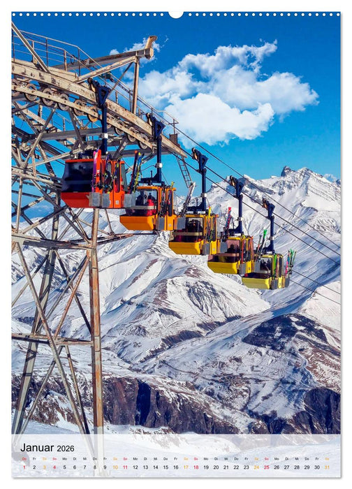Nervenkitzel Seilbahn (CALVENDO Premium Wandkalender 2026)