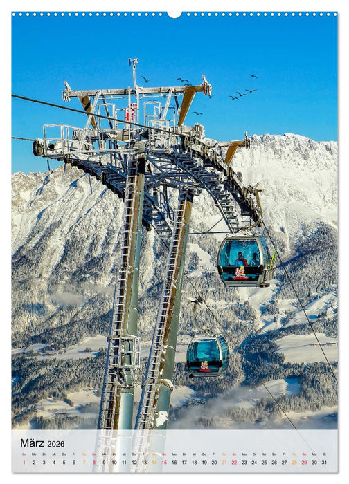 Nervenkitzel Seilbahn (CALVENDO Premium Wandkalender 2026)