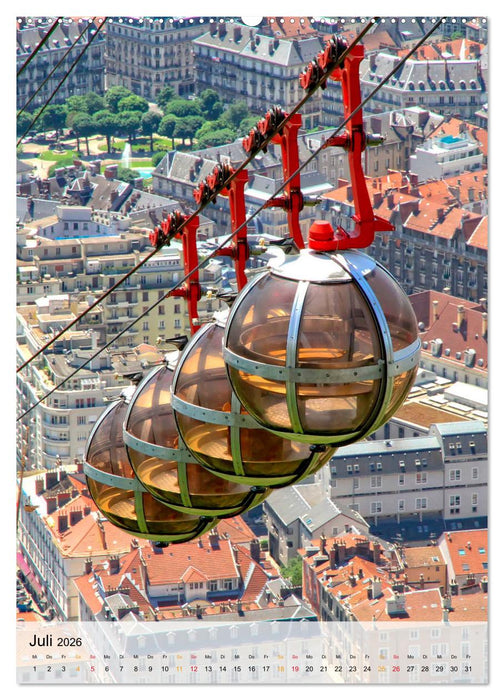 Nervenkitzel Seilbahn (CALVENDO Premium Wandkalender 2026)