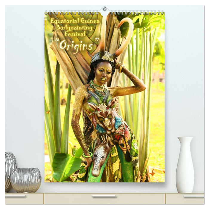 Equatorial Guinea Bodypainting Festival "Origins" (CALVENDO Premium Wandkalender 2026)