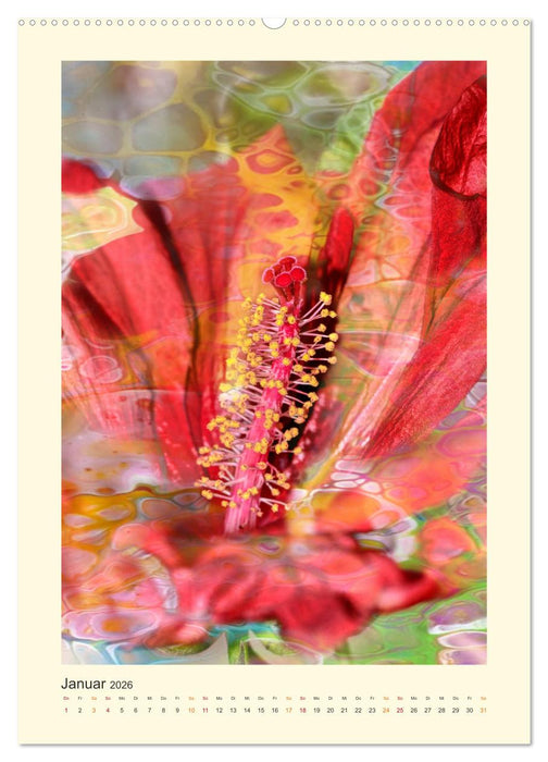 Fotografie trifft Malerei - Unikate (CALVENDO Premium Wandkalender 2026)