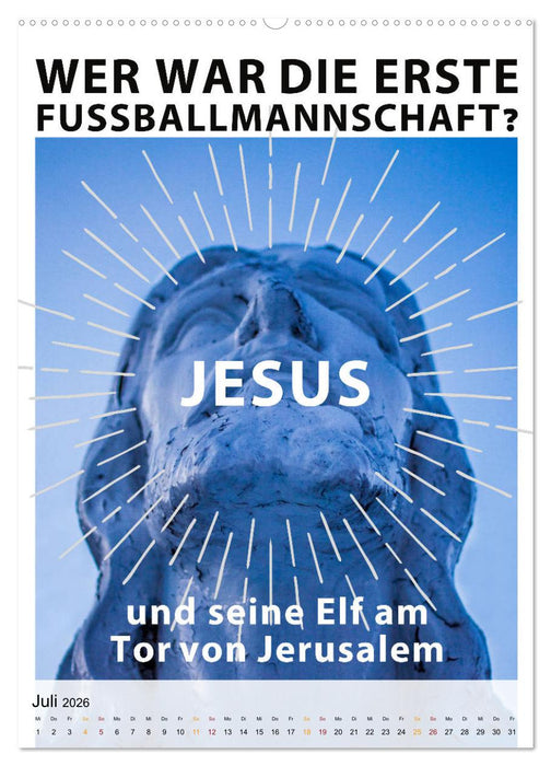 Ich mag Fußball… und vielleicht drei Leute. Sprüche und Weisheiten vom Spielfeldrand (CALVENDO Premium Wandkalender 2026)