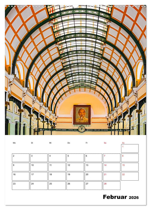 Ho-Chi-Minh-Stadt - die schönsten Sehenswürdigkeiten (CALVENDO Wandkalender 2026)