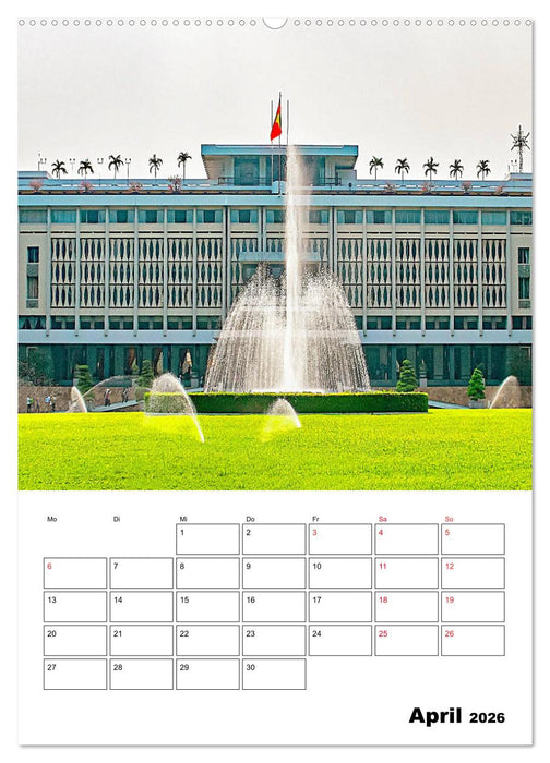 Ho-Chi-Minh-Stadt - die schönsten Sehenswürdigkeiten (CALVENDO Wandkalender 2026)