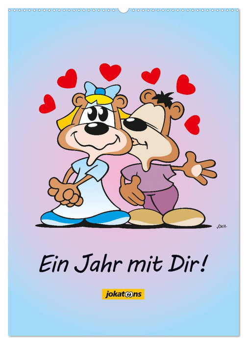 Ein Jahr mit Dir! (CALVENDO Wandkalender 2026)