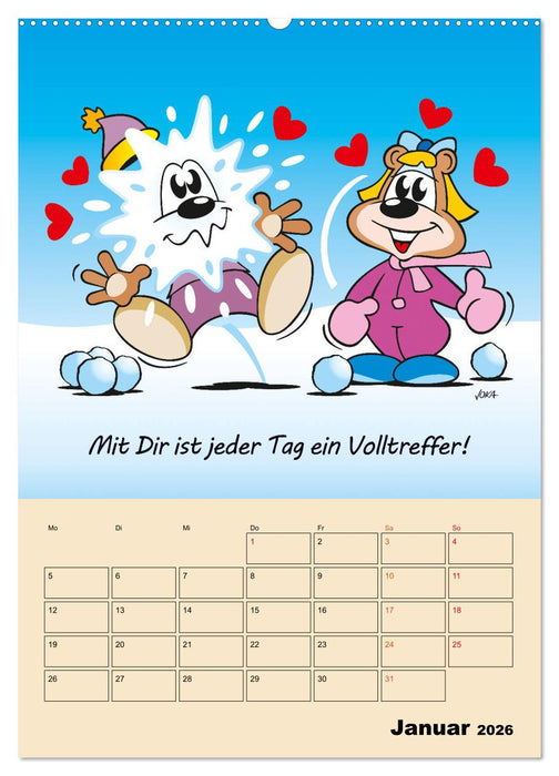Ein Jahr mit Dir! (CALVENDO Wandkalender 2026)