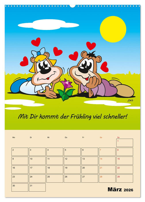 Ein Jahr mit Dir! (CALVENDO Wandkalender 2026)