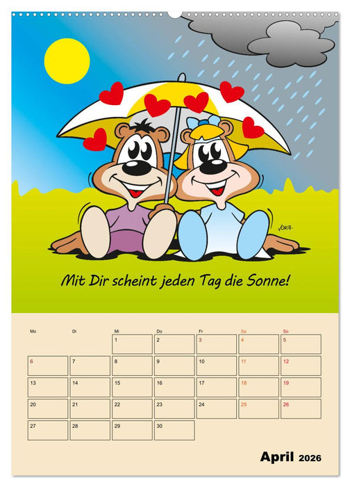 Ein Jahr mit Dir! (CALVENDO Wandkalender 2026)