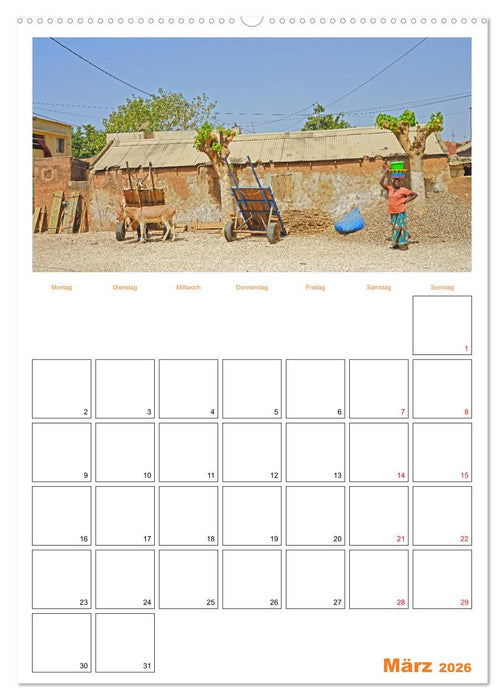 Gambia und Senegal erleben (CALVENDO Premium Wandkalender 2026)