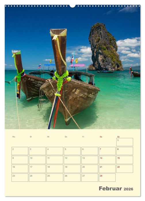 SÜDOSTASIEN - Mein URLAUBSPLANER (CALVENDO Premium Wandkalender 2026)