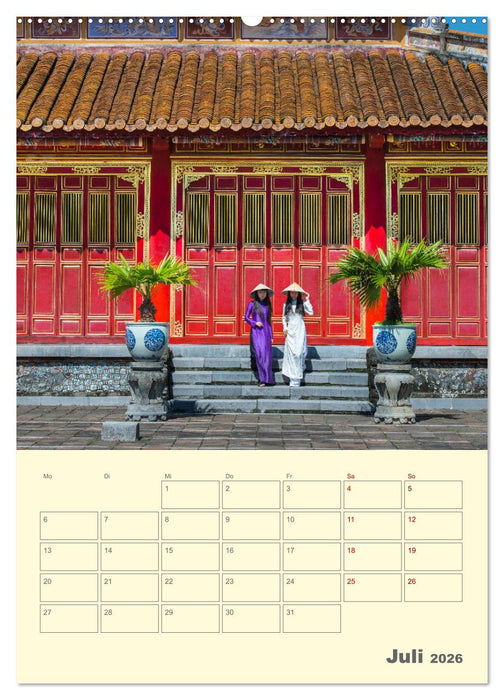 SÜDOSTASIEN - Mein URLAUBSPLANER (CALVENDO Premium Wandkalender 2026)