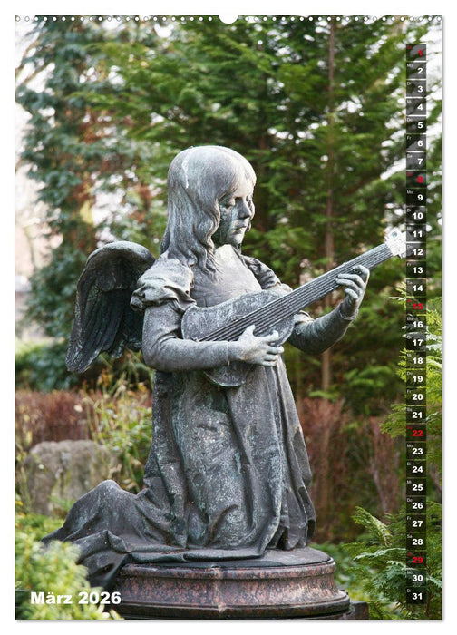 Friedhofsengel in Berlin (CALVENDO Premium Wandkalender 2026)