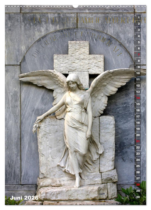 Friedhofsengel in Berlin (CALVENDO Premium Wandkalender 2026)