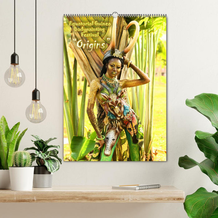 Equatorial Guinea Bodypainting Festival "Origins" (CALVENDO Wandkalender 2026)