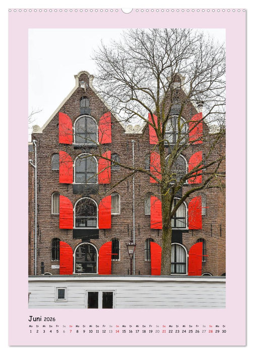 Amsterdam - Alles nur Fassade (CALVENDO Premium Wandkalender 2026)