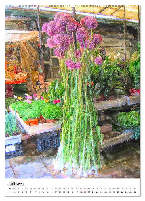 Porto - Stadtansichten in Aquarell (CALVENDO Premium Wandkalender 2026)