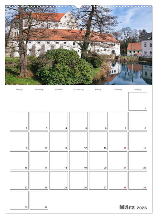 Radeberg und die Schlösser im Rödertal (CALVENDO Wandkalender 2026)