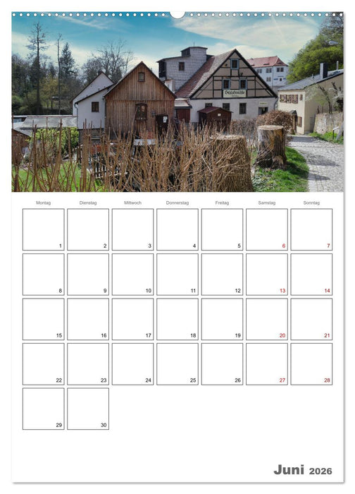 Radeberg und die Schlösser im Rödertal (CALVENDO Wandkalender 2026)