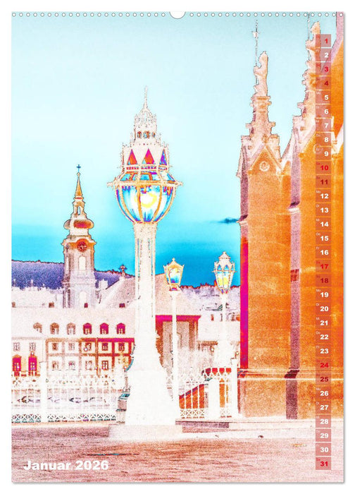 Budapest - Künstlerische Fotografie (CALVENDO Wandkalender 2026)